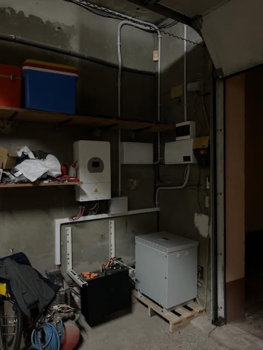 Instal·lació elèctrica en un local